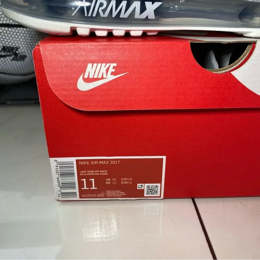 🆕 Nike	Air Max 2017 'Light Bone' - Picture 11 of 12